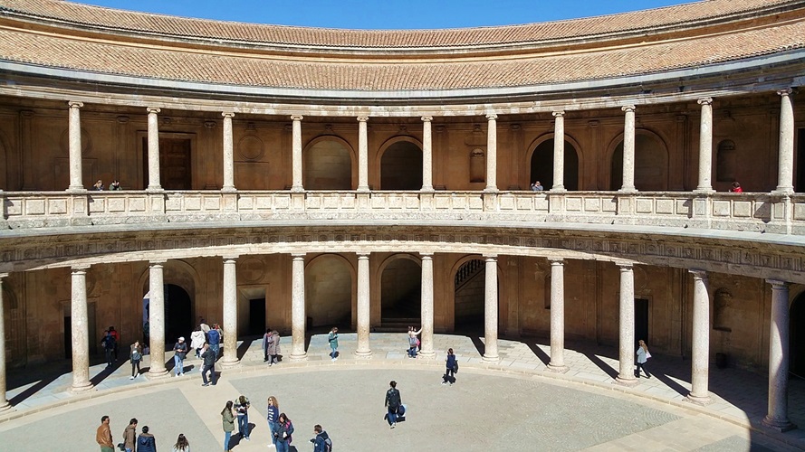 Travel Granada Alhambra • Palace of Charles V