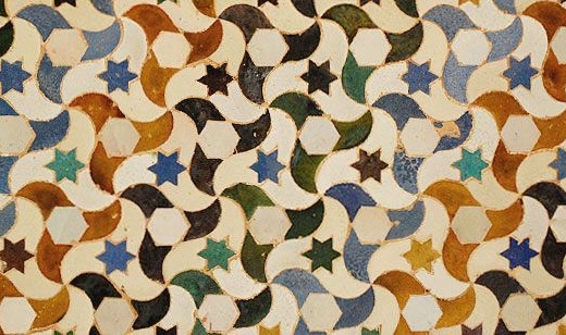 Travel Granada Alhambra • Mexuar Palace Tessellations