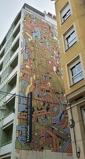 Aryz Street Art, MAUS Project SOHO, MAUS Street Art Malaga