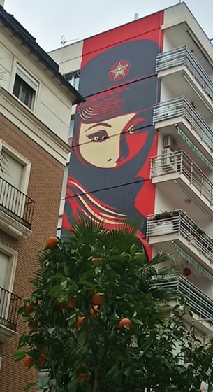 Obey Street Art, MAUS Project SOHO, Street Art Malaga