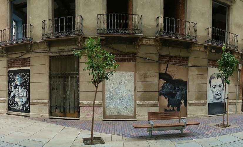 Santiago Ydáñez Street Art, MAUS Project SOHO, Street Art Malaga
