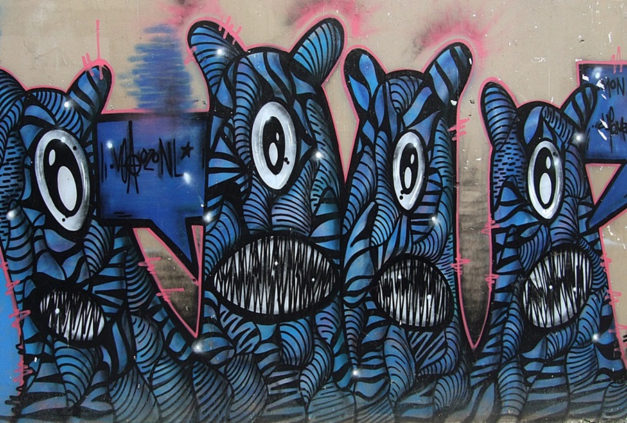 Monsters Street Art Belleville Paris