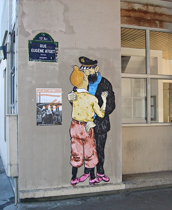 Tintin Street Art Paris 13