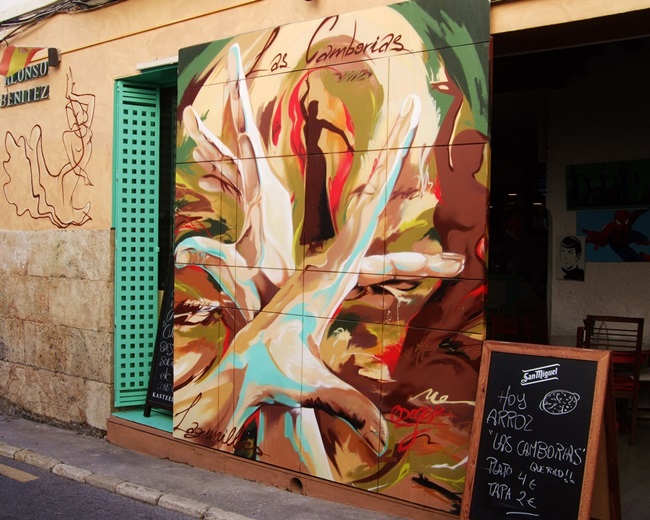 Las Camborias Entrance Best Cafes Malaga, Foodie Malaga