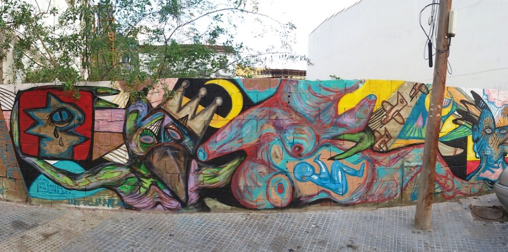 Collage Street Art, MAUS Project SOHO, Street Art Malaga Lagunillas