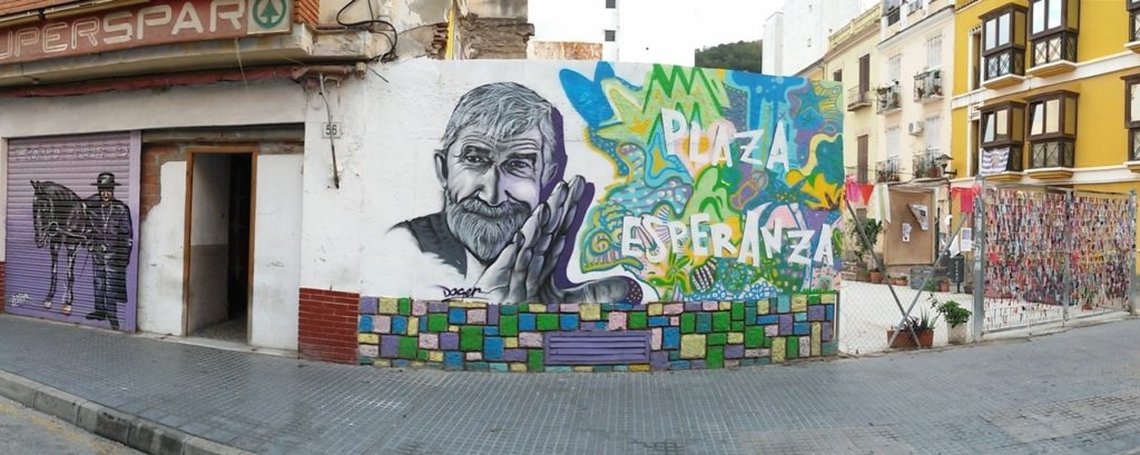 Hope Street Art, MAUS Project SOHO, Street Art Malaga Lagunillas