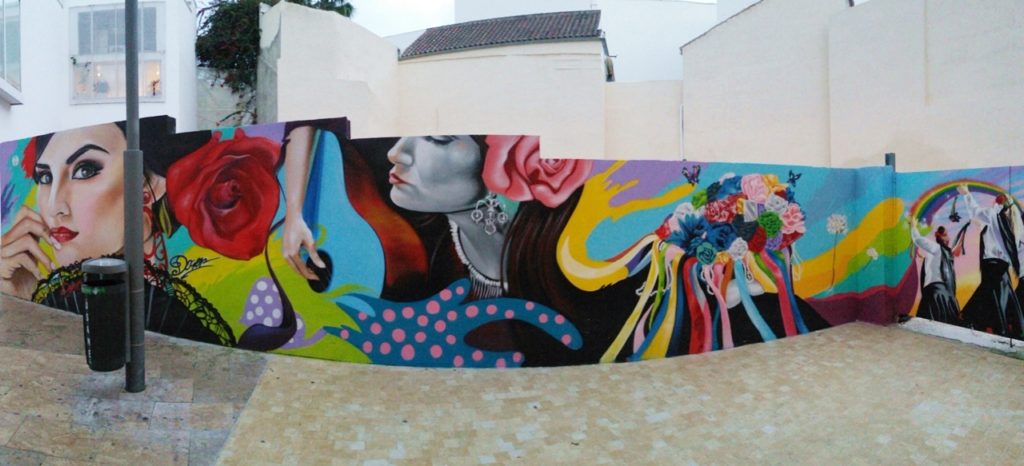 Spanish Customs Street Art, MAUS Project SOHO, Street Art Malaga Lagunillas