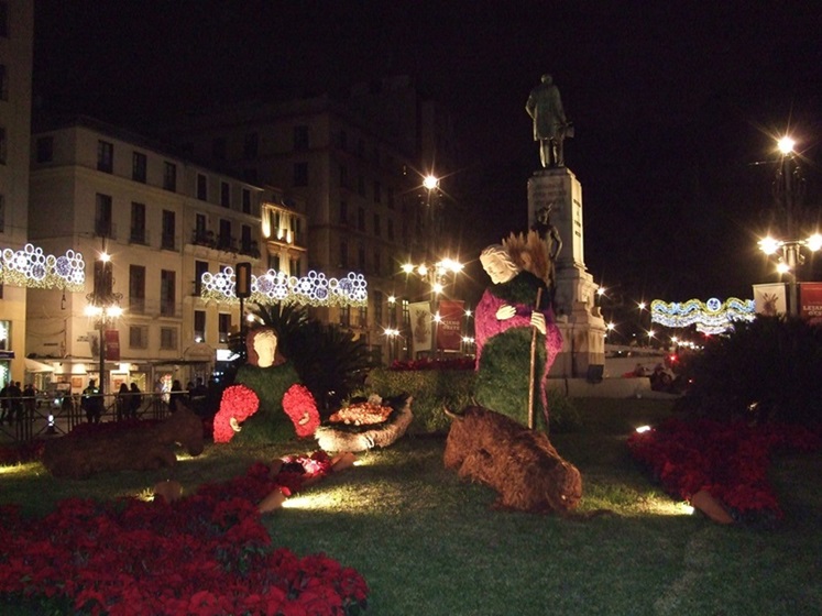 Christmas Lights Nativity Scene Malaga, Travel Malaga