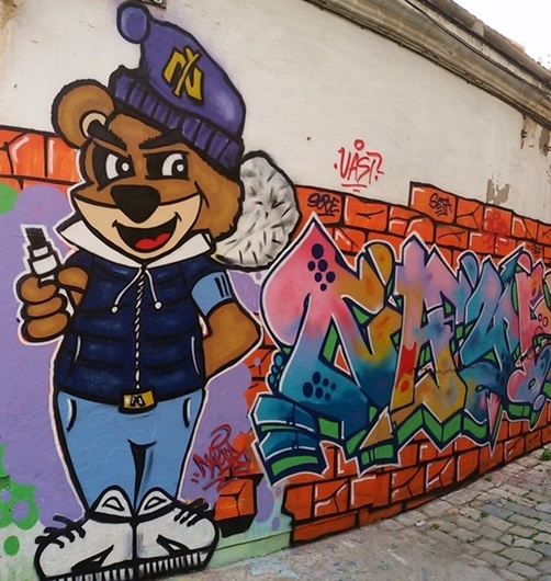 Bear Street Art, MAUS Project SOHO, Street Art Malaga Lagunillas